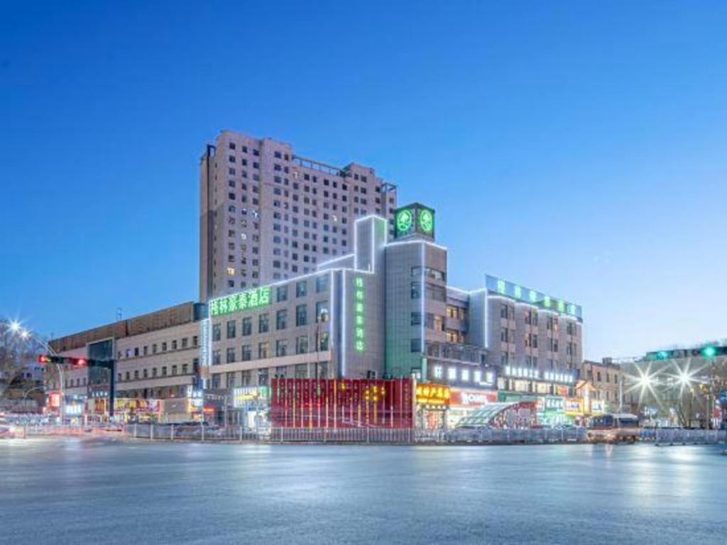 Greentree Inn Geermu Walking Street Business Hotel Golmud Zewnętrze zdjęcie